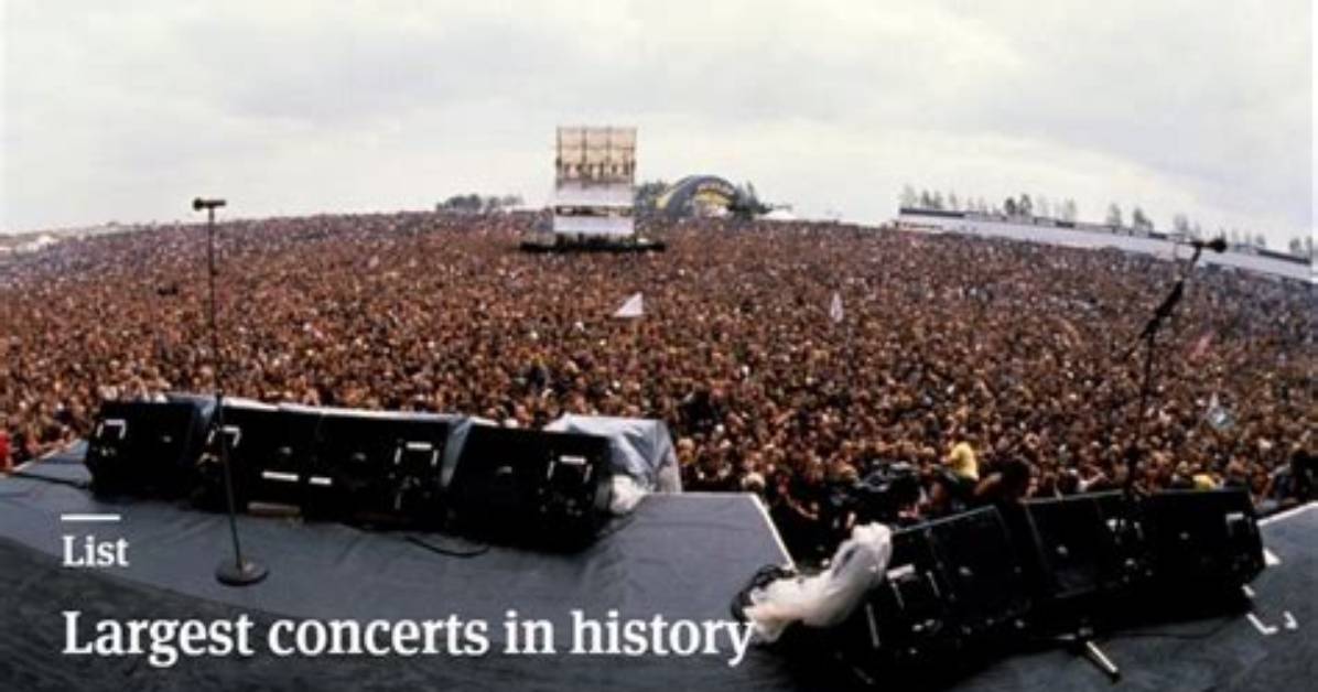 Top 15 Biggest Concerts Ever with the Largest Crowd as of 2024