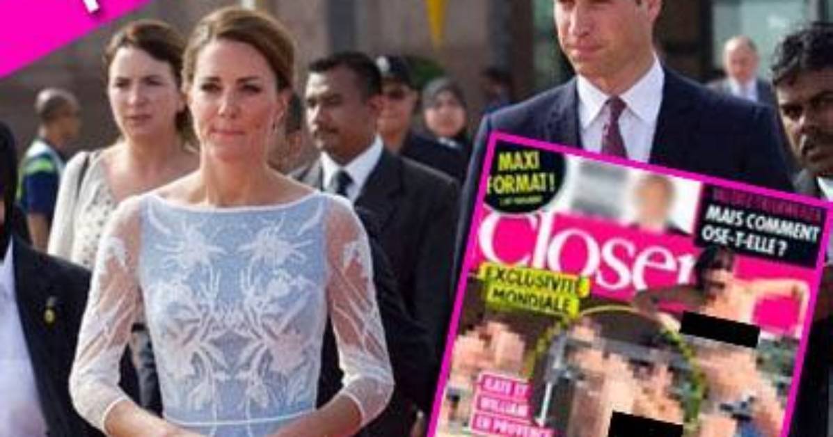 Topless Pictures of Kate Middleton Published in French Magazine