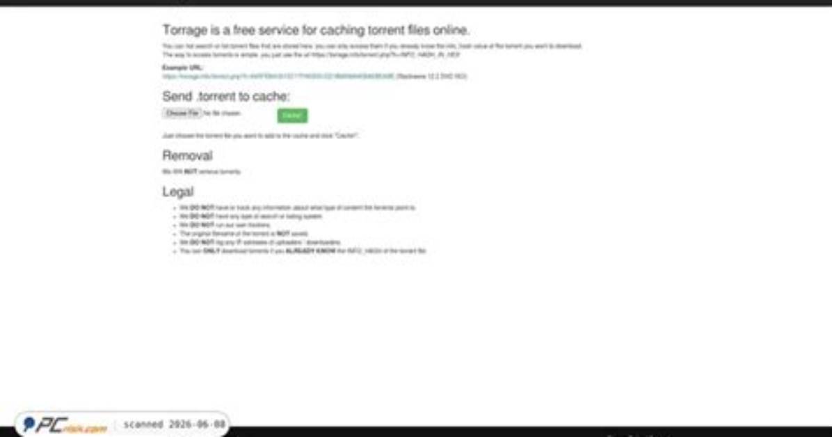 Torrage. Info Login Safely, Analysis & Comments