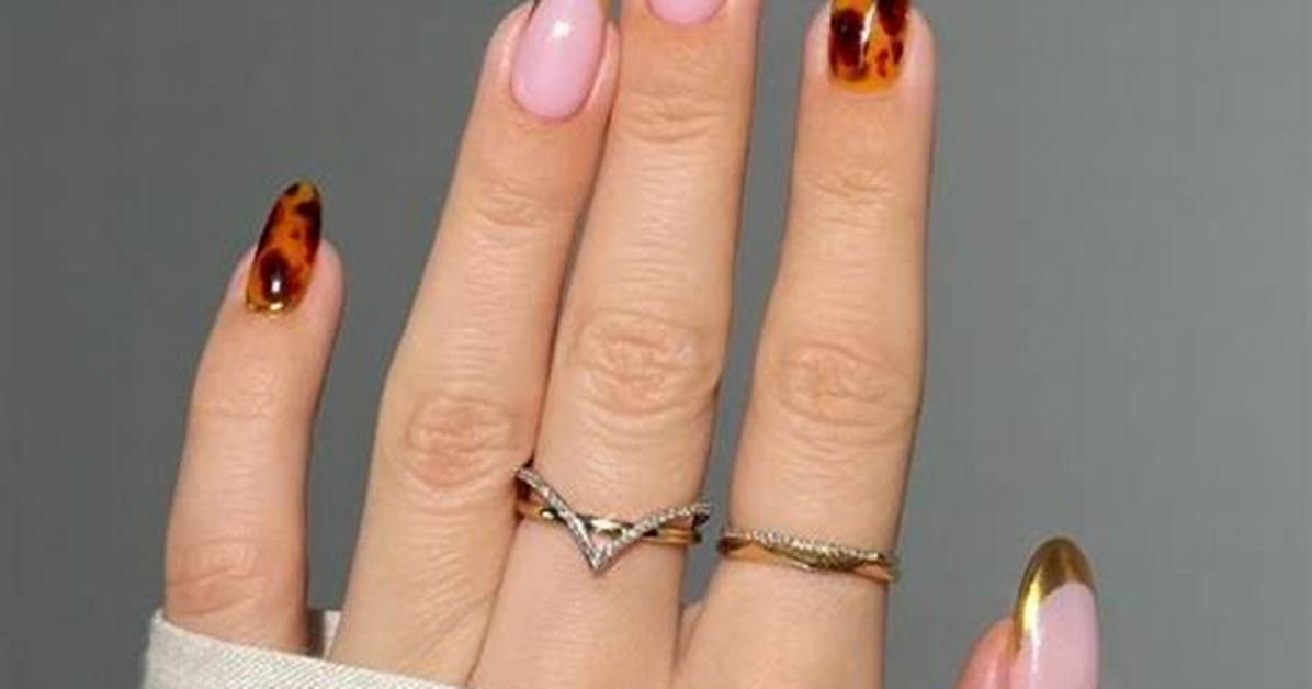 Tortoise Shell Nail Designs - Tortoise Shell Nail Art Trend