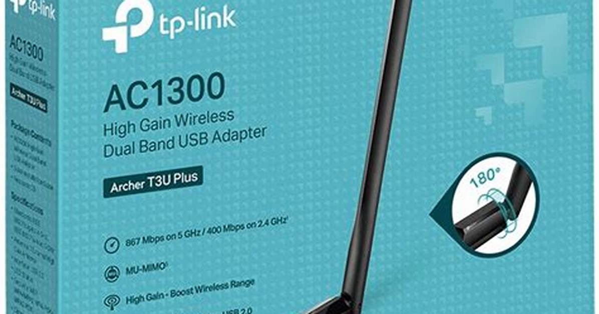 Tp-Link Archer T3U Plus Doesn't Work