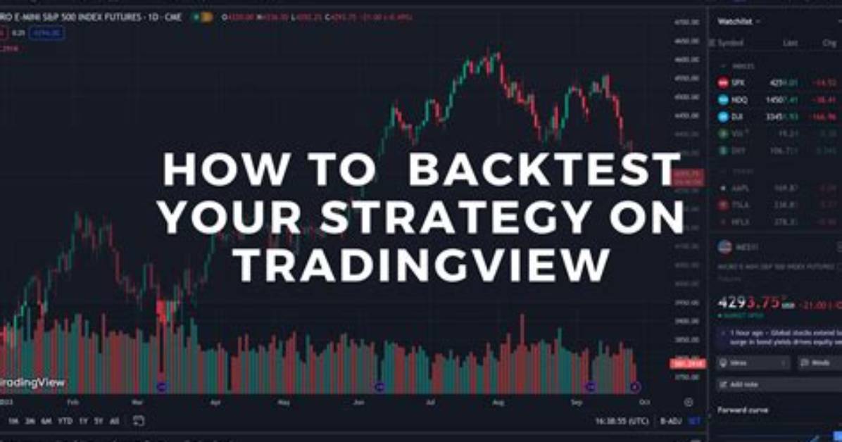 Tradingview Backtesting | How to Backtest a Strategy on Tradingview