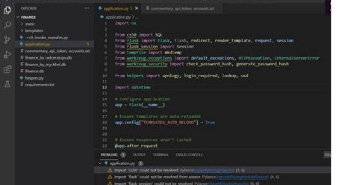 Transitioning from Cs50 Ide to vs Code (Import Module Does Not Work)