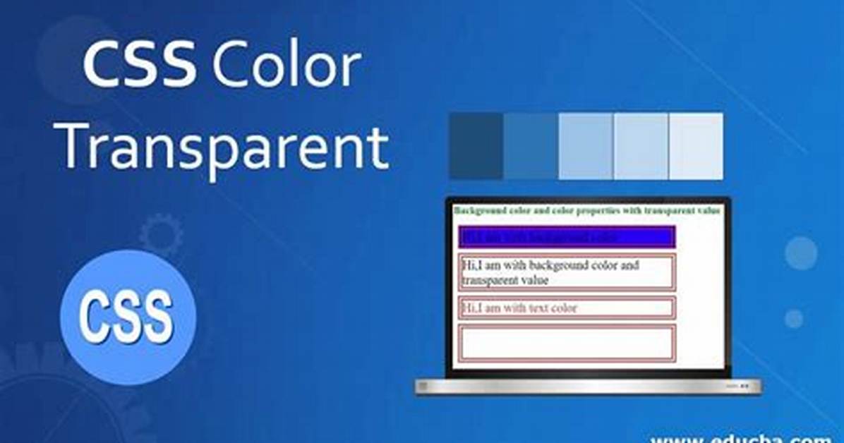 Transparent Css Background Color