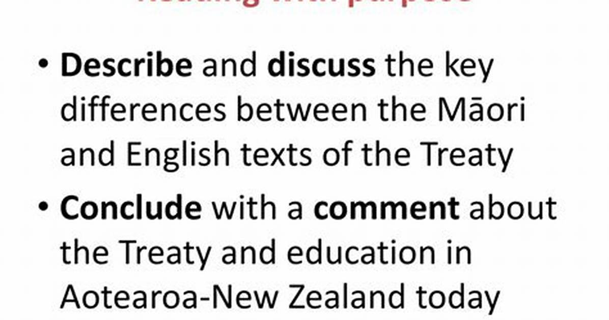 Treaty - How to Discuss