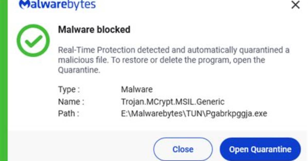 Trojan. Mcrypt. Msil. Generic