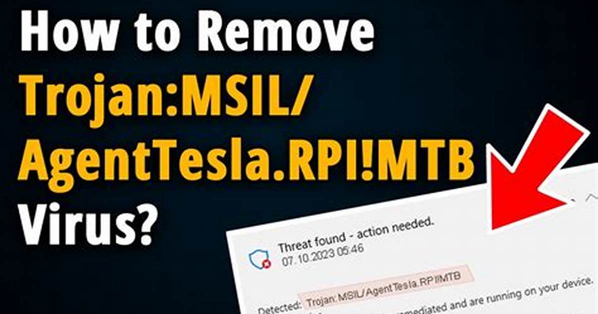 Trojan: Msil/Agenttesla. Ss! Mtb