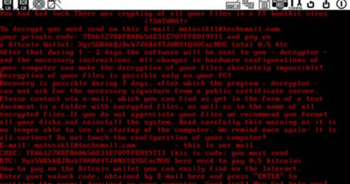 Trojan. Ransom. Satan