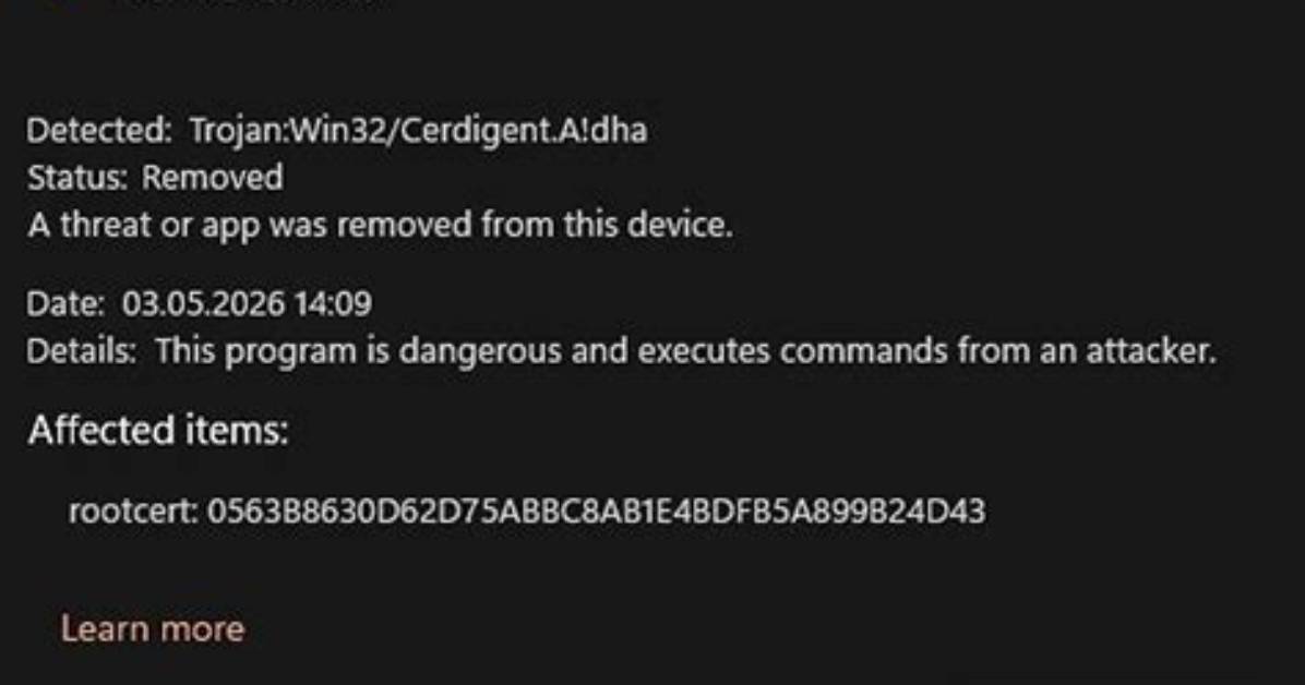 Trojan: Win32/Bluether. B! Dha