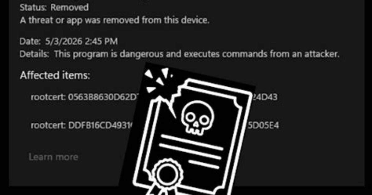 Trojan: Win32/Qakbot! Cert