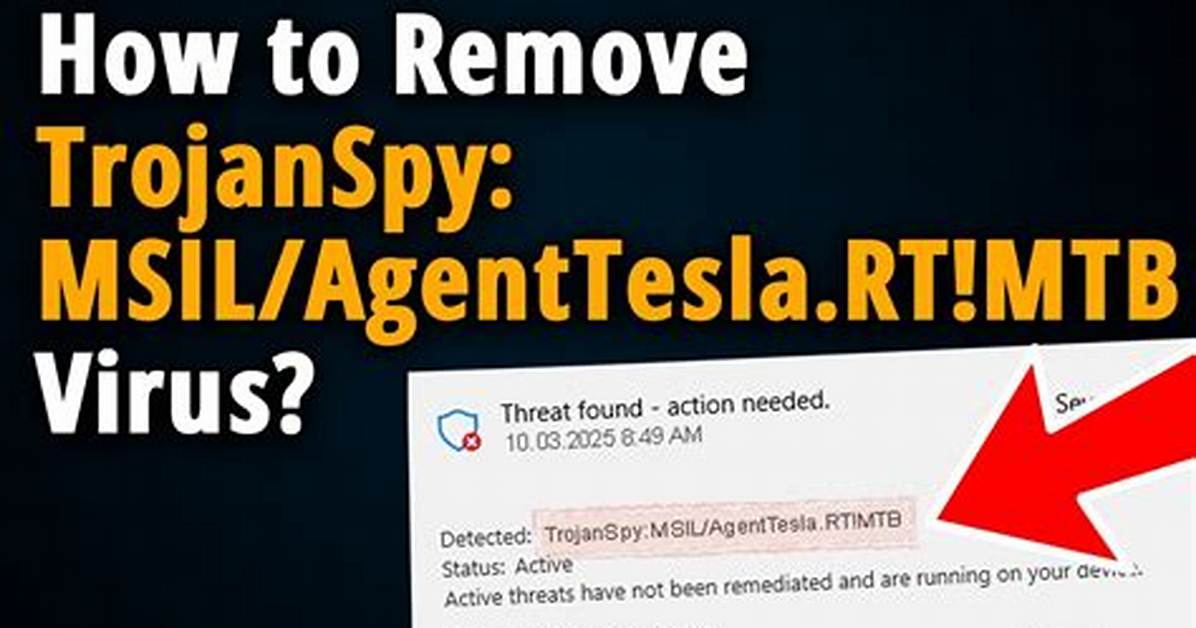 Trojanspy: Msil/Agenttesla. R! Mtb