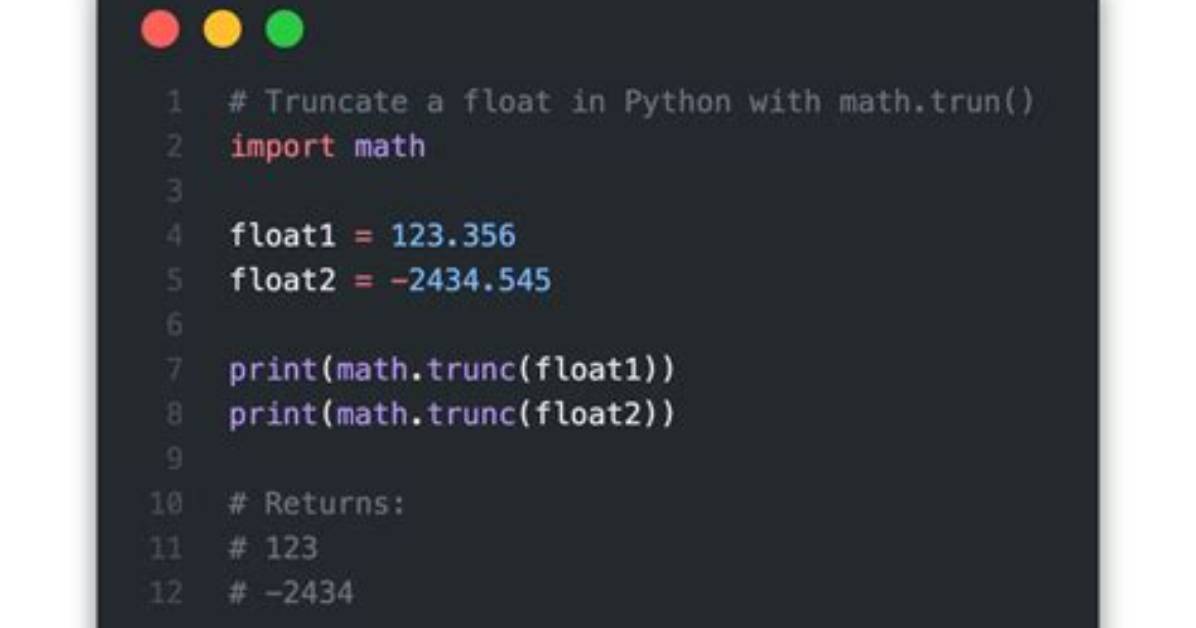 Truncate to Three Decimals in Python