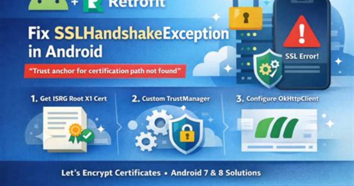 Trust Anchor Not Found for Android Ssl Connection