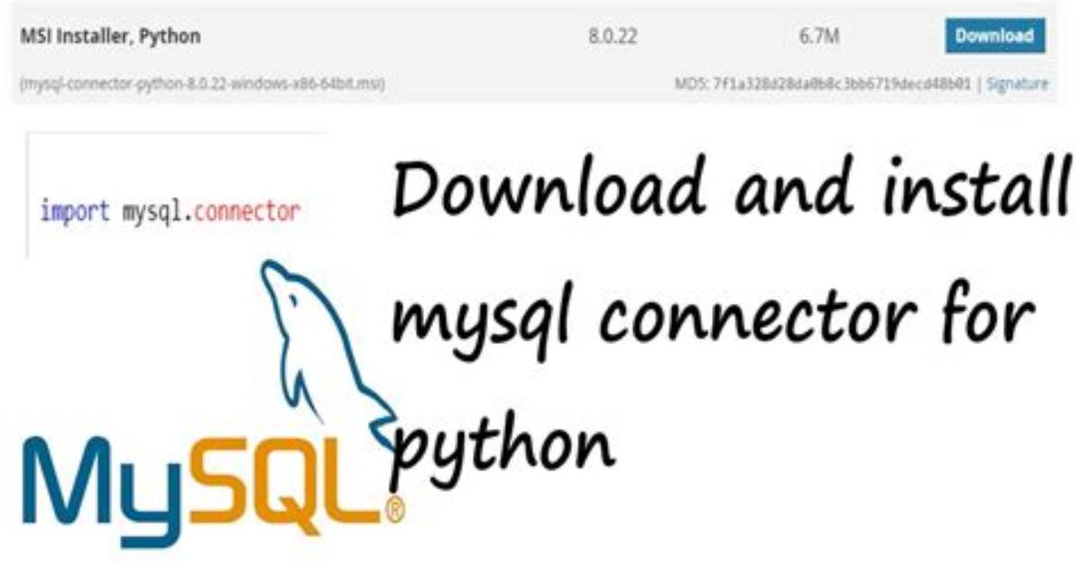Trying to Install Mysql-Connector for Python 3