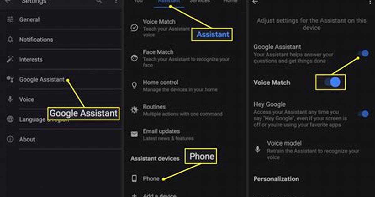 Turn off Google Voice Assistant