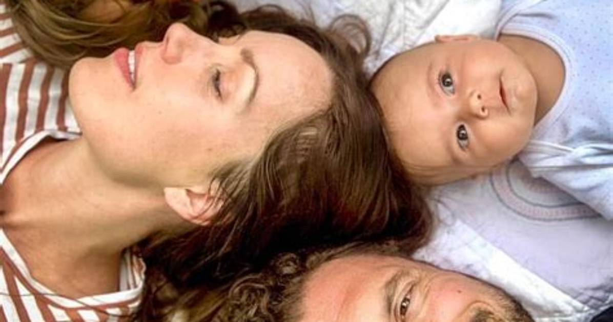 Two Children with Wife Stephanie