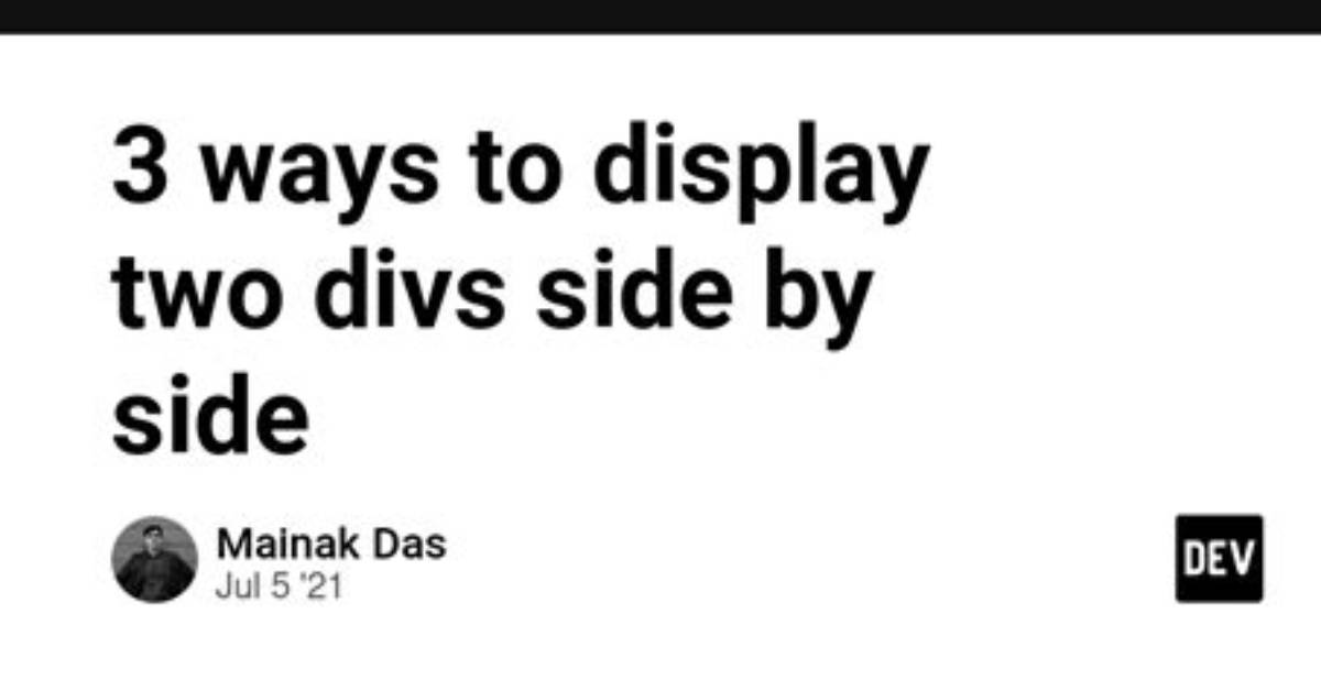 Two Divs Side by Side - Fluid Display [Duplicate]