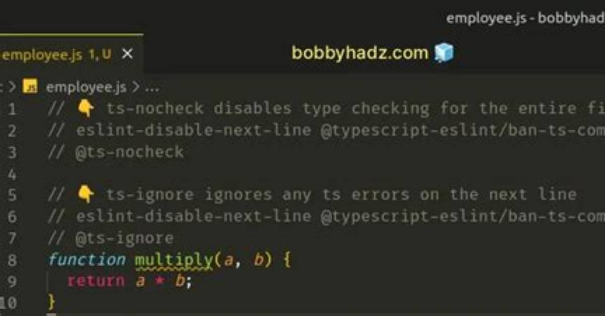 Type Checking in Javascript