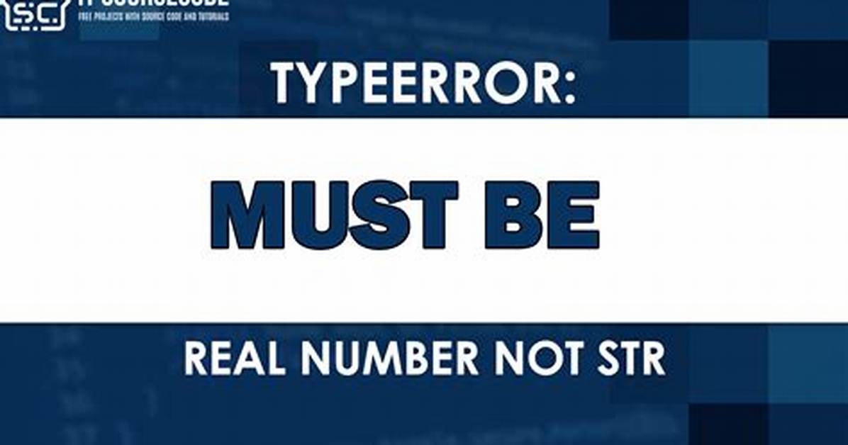 Typeerror: Must Be Real Number, Not List