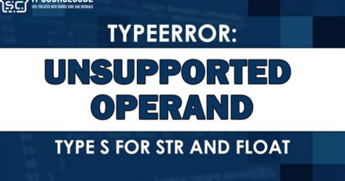Typeerror: Unsupported Operand Type(S) for /: 'Str' and 'Str'