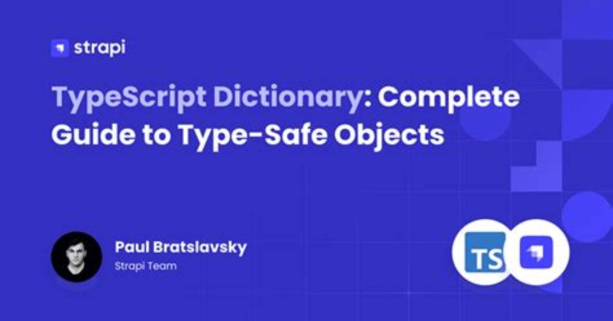 Typescript Objects as Dictionary Types as in C#