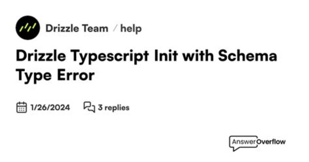 Typescript Type Error with Drizzle-Orm and Zod Validation