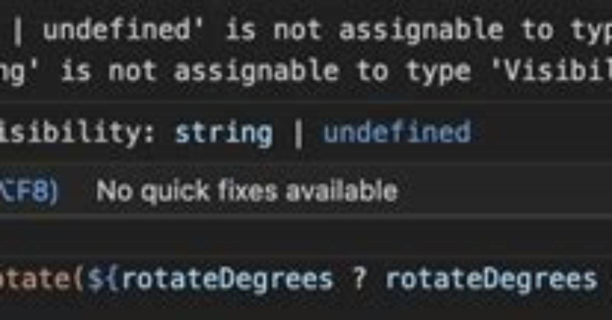 Typescript: Type 'String | Undefined' Is Not Assignable to Type 'String'