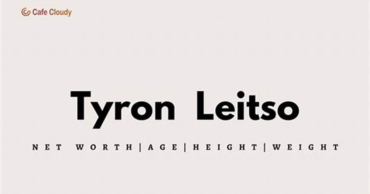 Tyron Leitso Net Worth