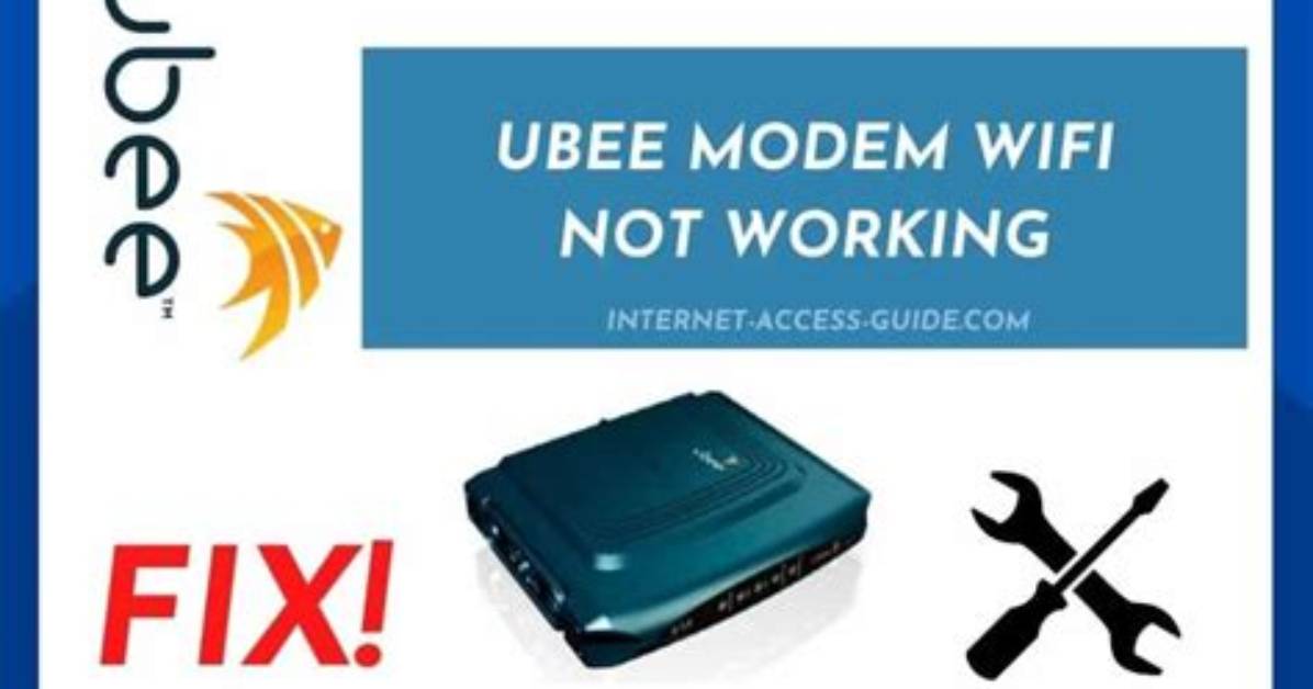 Ubee Wifi Not Working