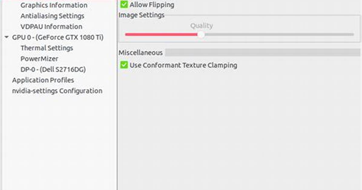 Ubuntu 18.10 Missing Gsync Option