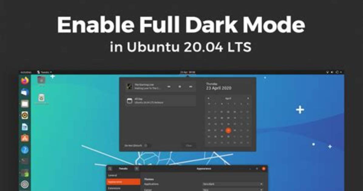 Ubuntu Dark Mode