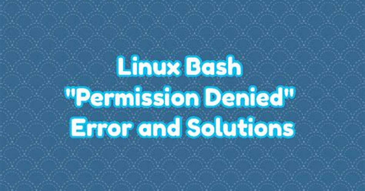 Ubuntu Says "Bash: ./Program Permission Denied" [Closed]