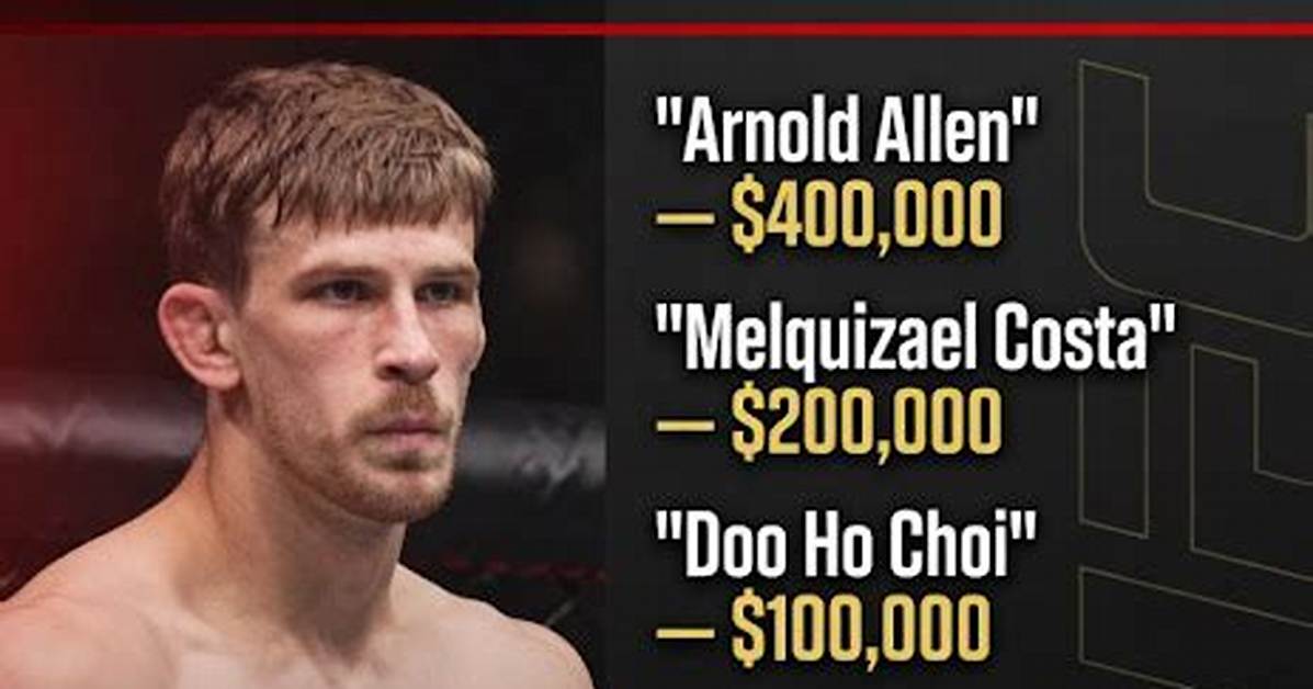 Ufc Vegas 285 Payouts, Salaries, Purse, Jon Jones vs Ciryl Gane Winner, Full Main Fight Card Results, Bonus Prize Money Winner
