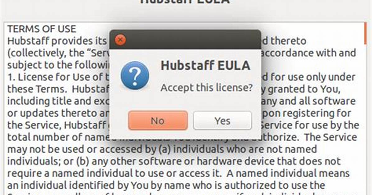 Unable to Install Hubstaff Client for Linux
