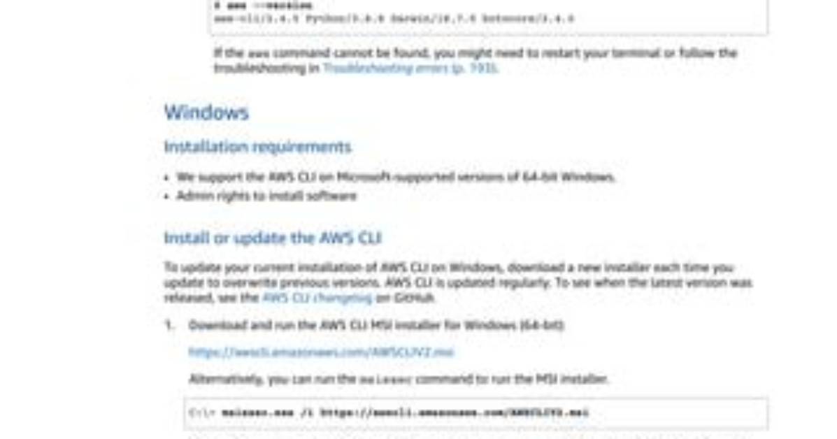Unable to Run Aws Cli: "Importerror: Cannot Import Name 'Docevents' from 'Botocore. Docs. Bcdoc'"