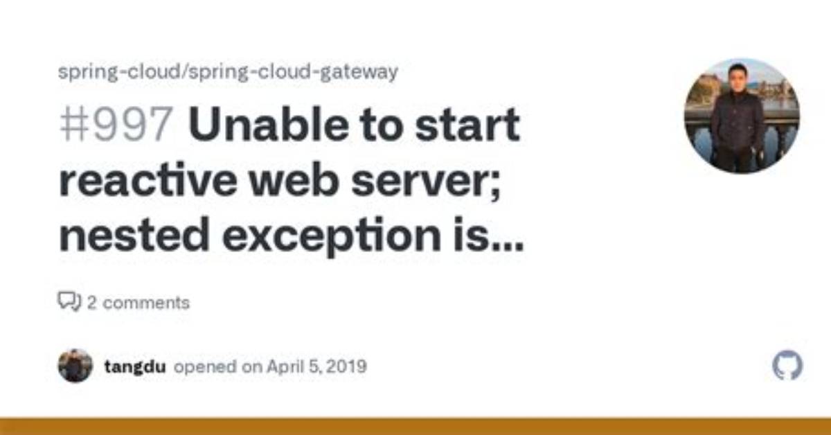 Unable to Start Reactivewebapplicationcontext Due to Missing Reactivewebserverfactory Bean