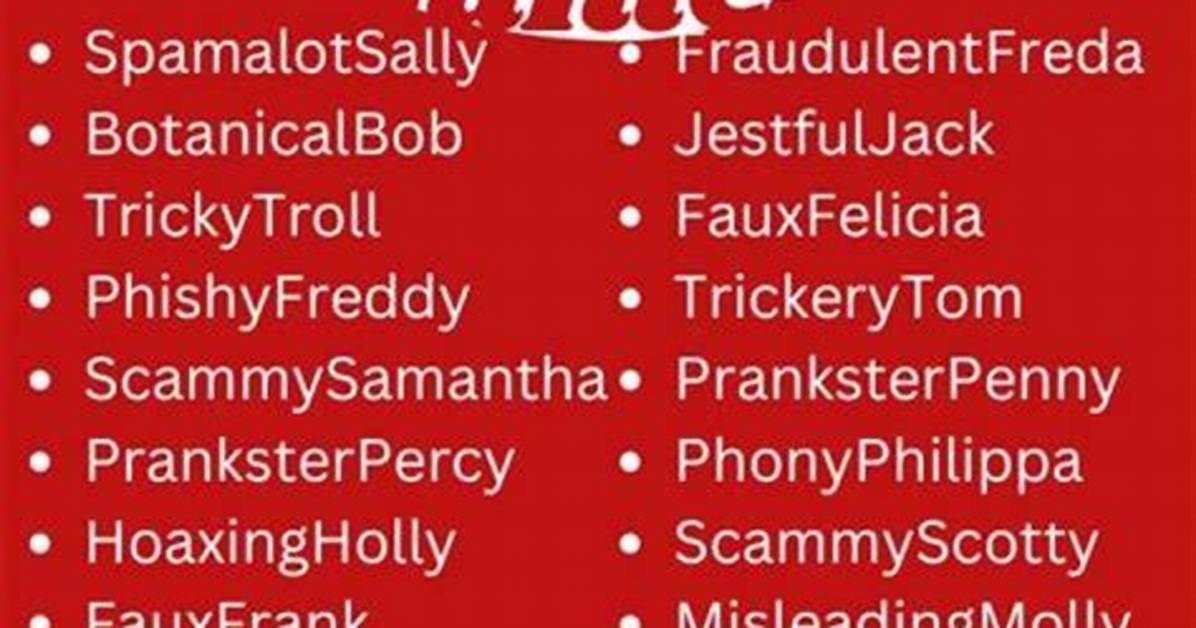 Understanding Spam Account Names: a Comprehensive Guide