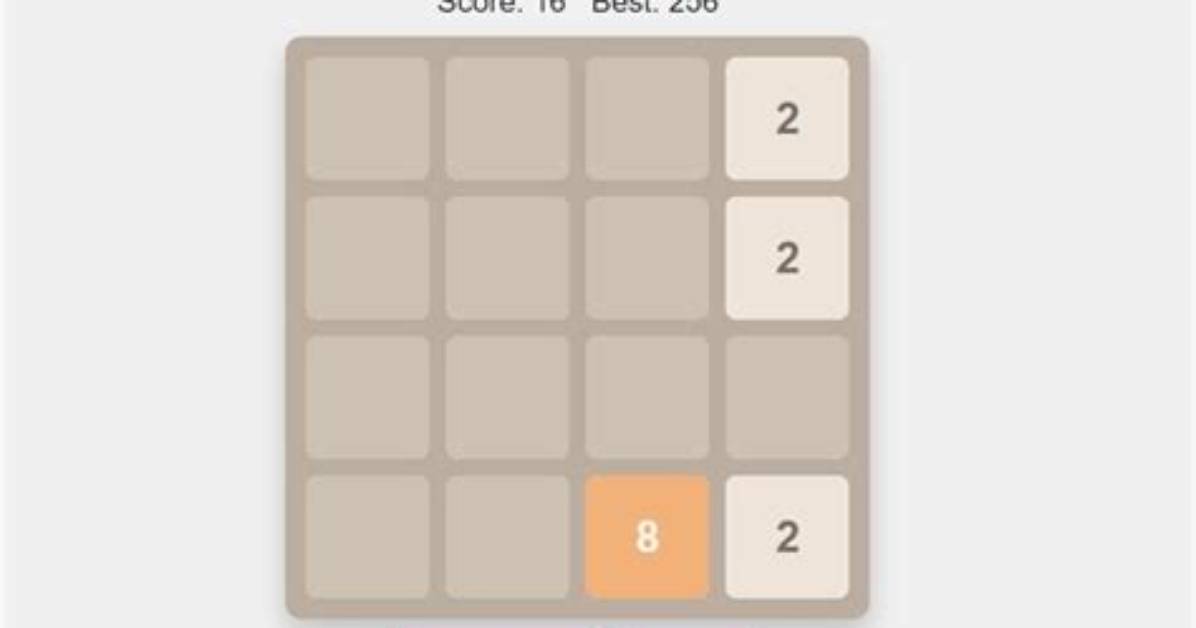 Undo Operation Implementation in 2048 Game