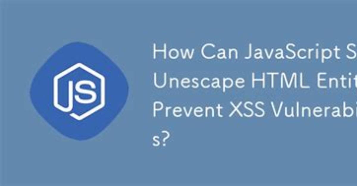 Unescape Html Entities in Javascript?