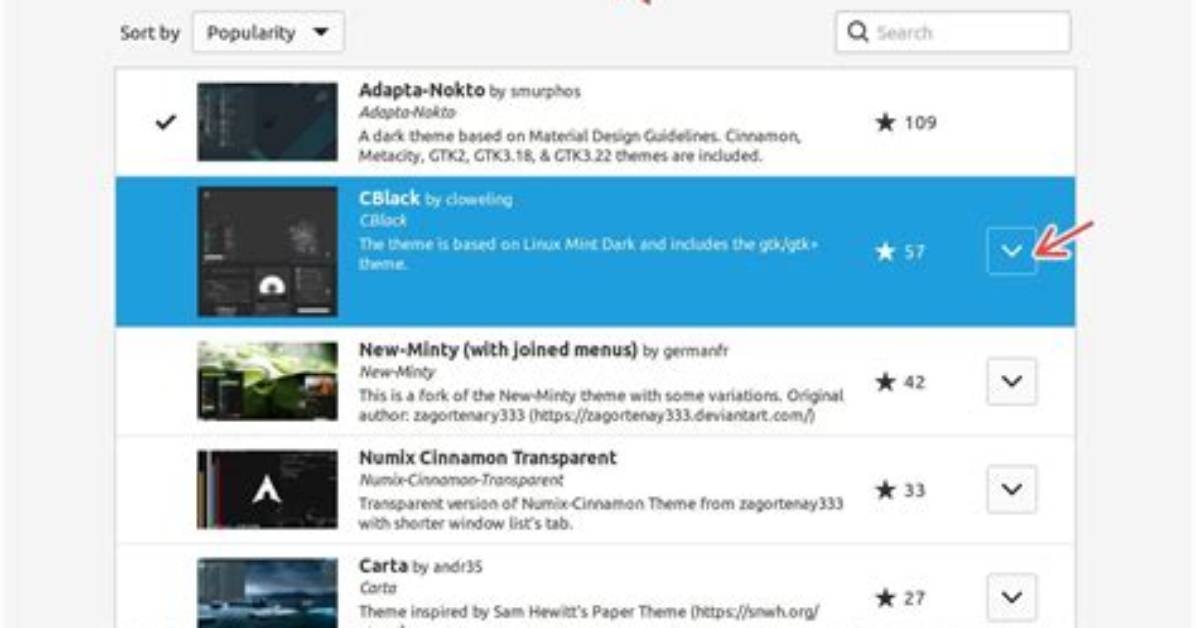 Uninstalling a Downloaded Theme