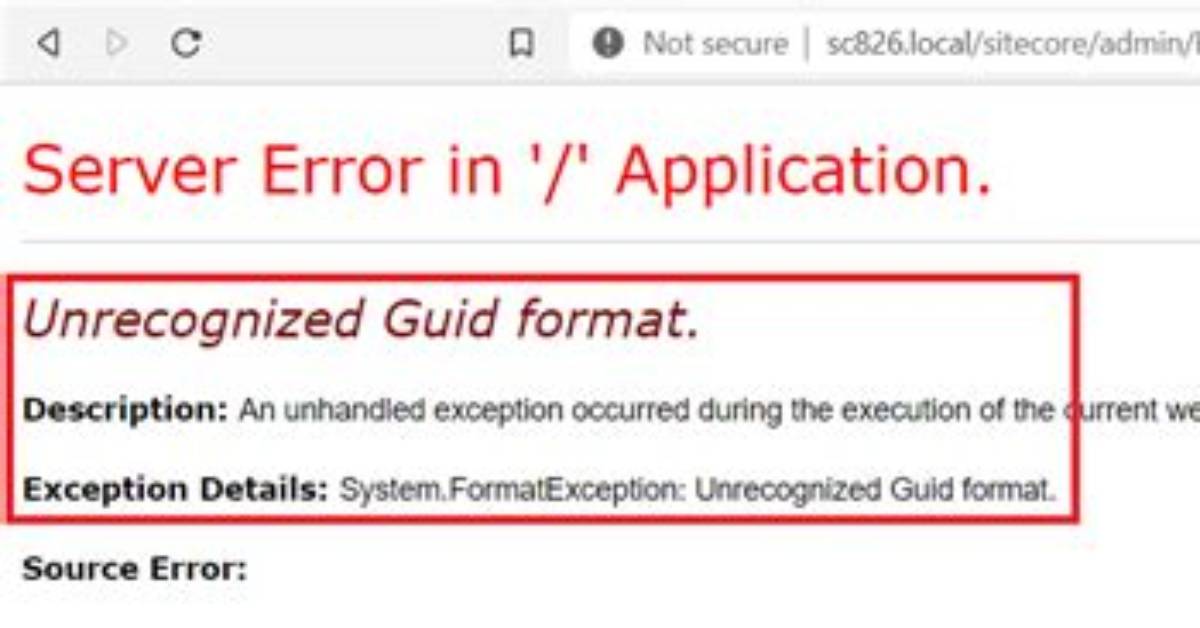 Unrecognized Guid Format Error in Asp. Net?