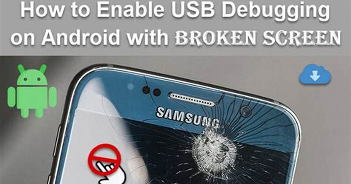 Unrooted Device, Usb Debugging Disabled, Broken Screen. No Hope? ?