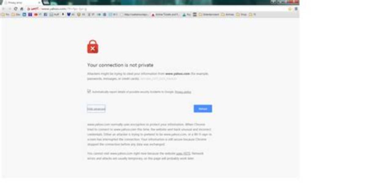 Untrusted Connection Error on Chrome and Firefox When Opening Https Websites