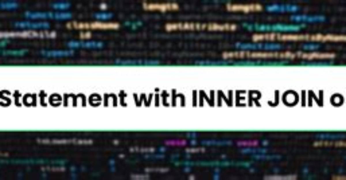 Update Statement with Inner Join on Oracle