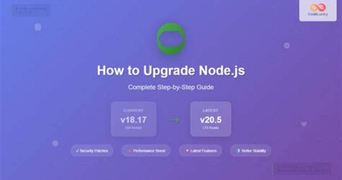 Upgrade Node. Js to the Latest Version on Mac Os