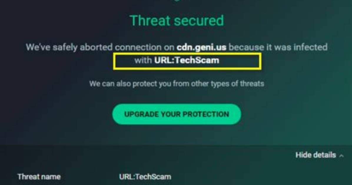Url: Techscam — Avast Techscam Removal Guide