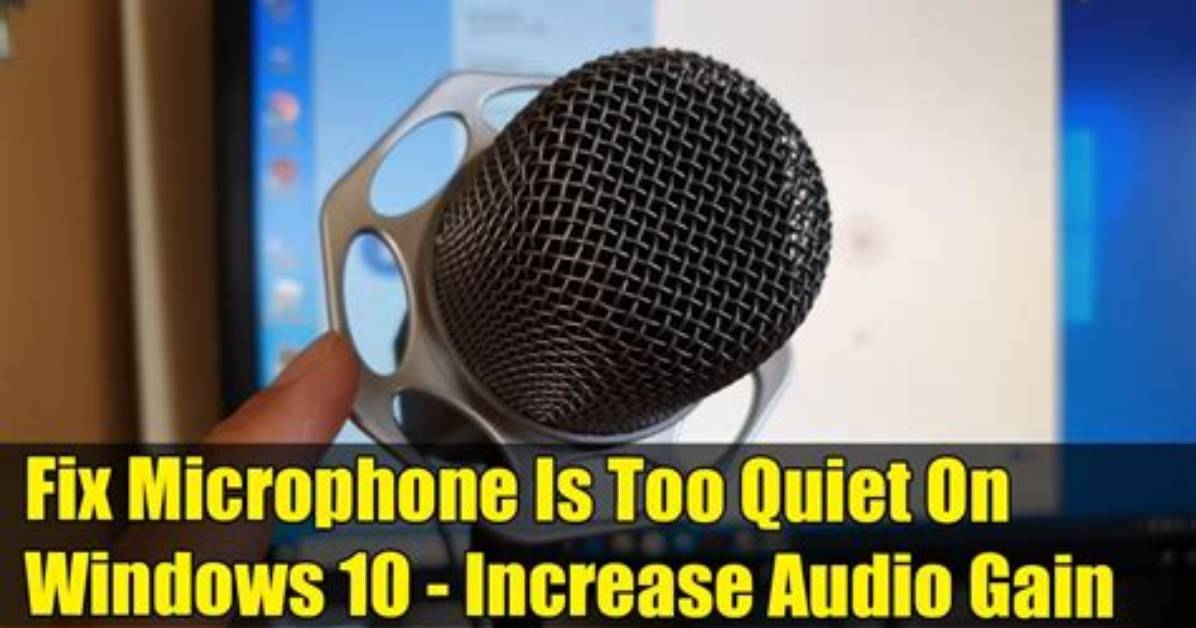 Usb Microphone Too Quiet [Duplicate]