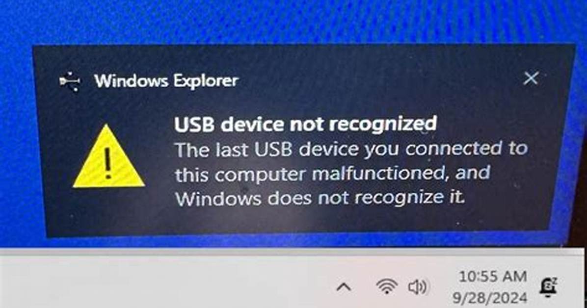 Usb Sound Device Not Recognized