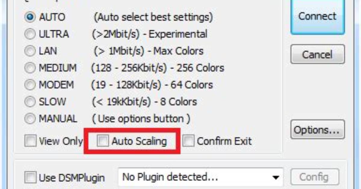 Use Different Screen Resolution in Vncviewer Session from the Server