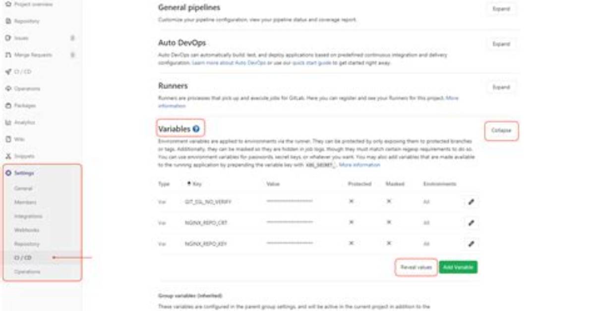 User Defined Variables in Gitlab Ci Environment Url Empty